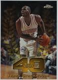 Jerry Stackhouse Philadelphia 76ers 1997-98 Topps Chrome Season's Best Refractors Basketball Card