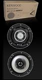 Kenwood KFC-G1620 6-1/2 inch (160mm) 2-Way 180 Watt Car Speakers with Grille