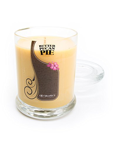 Butter Pecan Pie Jar Candle - Candle - Highly Scented - 6.5 Oz. Beige Jar Candle - Bakery Candles Collection