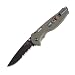 SOG Specialty Knives & Tools STGFSA-97 Flash I, 1/2 Serrated Aluminum Handle, Black TiNi