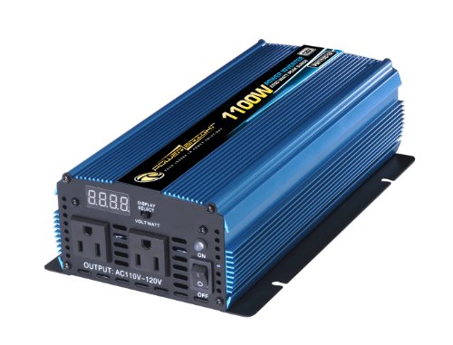 Power Bright PW1100-12 Power Inverter 1100 Watt 12 Volt DC To 110 Volt AC