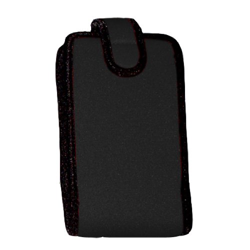 OP/TECH USA 7301134 Snappeez-Large, Vertical Neoprene Pouch for Camera or Phone (2.5 x 4.5 x .9 - 1.5 Inch) (Black)