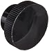 DimcoGray Black Phenolic Knurled Clamping Knob Female, Brass Insert: 1/4-20