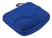 Assorted Colors - Hard Shell Nylon Carrying Case + Screen Protector for Garmin n�vi 350 360 and More 3.5-Inch Portable GPS Navigator (GPS Not Included), Nylon Dark Blue