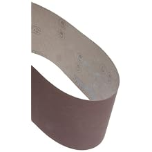 3M Cloth Belt 341D, Aluminum Oxide, 6" Width x 48" Length, P240 Grit, Brown (Pack of 20)