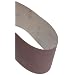 3M Cloth Belt 341D, Aluminum Oxide, 6" Width x 48" Length, P240 Grit, Brown (Pack of 20)