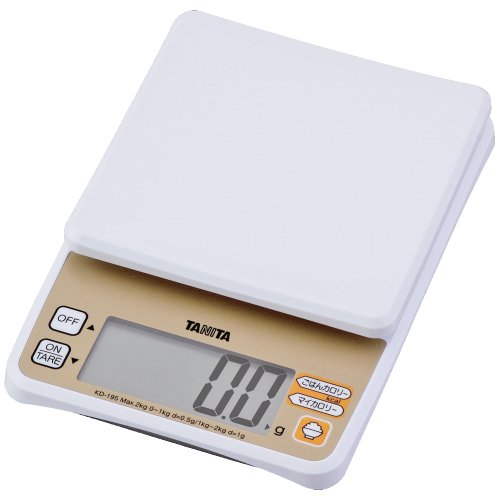 TANITA 【タニタ社員食堂おすすめ! ごはんのカロリーが簡単にはかれる】 デジタルクッキングスケール KD-195