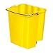 Rubbermaid Commercial FG9C7400YEL Dirty Water Bucket for WaveBrake Combos, 4.5-Gallon Capacity, Yellow
