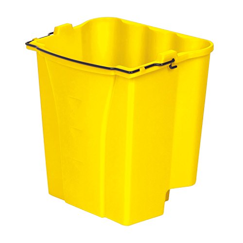 Rubbermaid Commercial FG9C7400YEL Dirty Water Bucket for WaveBrake Combos, 4.5-Gallon Capacity, Yellow