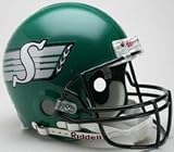 Saskatchewan Rough Riders CFL Authentic Pro Line Full Size Helmet (Quantity of 2)