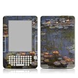 Monet - Waterlilies Design Protective Decal Skin Sticker for Amazon Kindle 2 E-Book Reader (Version 2.0)