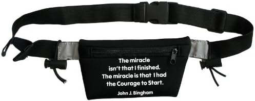 "The Miracle Isn't That I Finished. The Miracle Is That I Had the Courage to Start" OMM Ultra-Light Waistpack for Runners