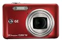 GE E-1050 Digitalkamera (10 Megapixel, 5-fach opt. Zoom, 3" Display) rot