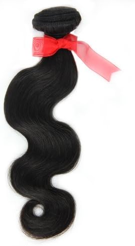 Eayon Hair® Virgin Remy Hair Extensions 100% Human Brazilian Weave Hair Unprocessed Body Wave Natural Aaaaa Grade 10 Inch ~30 Inch, 100g/pcs #1b Natural Color