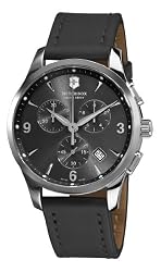 Victorinox Swiss Army Men's 241479 Alliance Black Chronograph Dial Watch by Victorinox Swiss Army