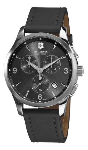 Victorinox Swiss Army Alliance Chronograph Black Strap Mens Watch 241479