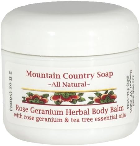Rose Geranium Herbal Body Balm by Mountain Country Soap