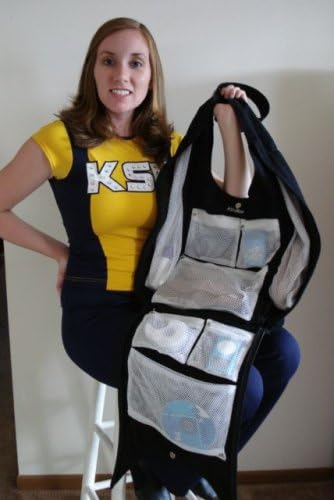 Carry-all Tote with Eight Hidden Mesh Pockets