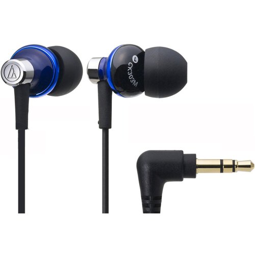 Audio-Technica ATH-CK303MBL Sound Isolation In-Ear Headphones - Blue