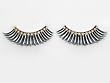 Rhinestone False Eyelashes Long Black Includes Adhesive