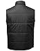 Youstar Men's Solid Zip-Up Puffer Vest