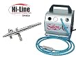 HP-BH .2mm Hi-Line Airbrush Kt with Compressor Model TC-60