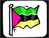 Decorated Mouse Pad with Mozambique, International, "national flag"