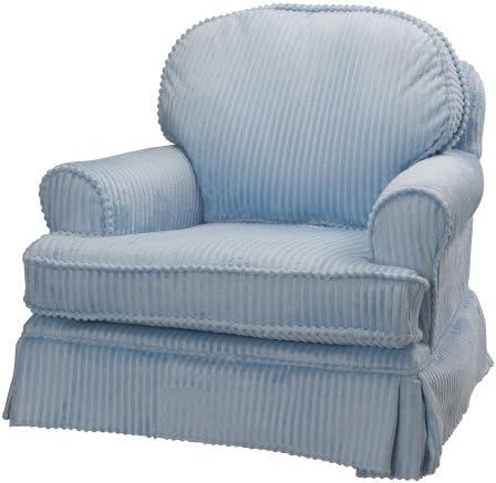 Harmony Kids Round Back Glider, Blue Chenille