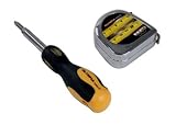 Olympia Tools 43-181 Tape Measure and 6-in-1 Screwdriver Set