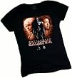 Created by Man - Battlestar Galactica Crop Sleeve Fitted Juniors T-Shirt