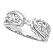14K White Gold Engagement Ring Mounting