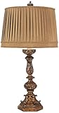 IMAGE OF Antique Gold with Coco Pleated Shade Table Lamp