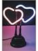 Neon Light With USB Port Plug - Double Hearts Love Themed