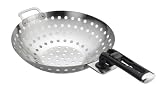 Cuisnart Stainless Steel Grilling Wok 8 Diameter with Removable Handle