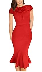 Sexy Sleeveless Cocktail Mermaid Summer Vintage Bodycon Dress/Evening Dress/Party Dress/Wedding Dress 