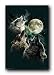 Three Wolf Moon Howl Wild Life Art 24X36 Poster 8850