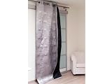 CE RIDEAU � OEILLETS, MATELASS�, R�VERSIBLE, OCCULTERA LA LUMI�RE. LOOK TR�