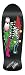 Santa Cruz Skate Slasher Black Reissue Deck, 31 x 10-Inch