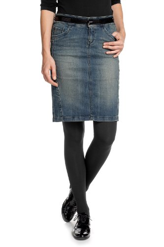 ESPRIT Damen Rock (knielang) Y21287, Gr. 31 (31/INC), Blau (authentic used 966) Preisvergleich