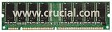 Crucial - Memory - 256 MB - DIMM 168-pin - SDRAM - 133 MHz / PC133 - CL3 - 3.3 V - unbuffered - non-ECC