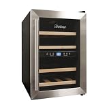 Vinotemp VT-12TEDS-2Z Dual Zone Thermoelectric Wine Cooler, 12-Bottle