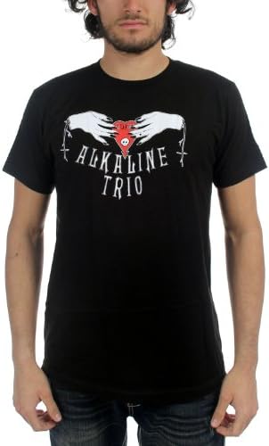 Alkaline Trio - Mens Ouija Hands T-Shirt, Size: XX-Large, Color: Black