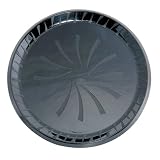 Black Sturdiware Plastic Platter - 12