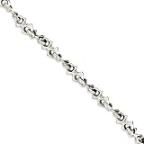 Sterling Silver 8.5 Gothic Bracelet - 8.5 Inch