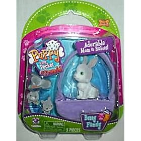 Puppy in My Pocket Bunny Family - Dora