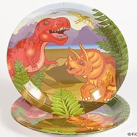 Dinosaur Dinner Plates (8 pc)