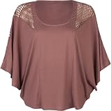 FULL TILT Crochet Panel Womens Top