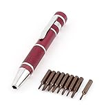 uxcell　スクリュードライバー　ドライバービットセット　フィリップス/三角形/トルクス/星　修理ツール　10本入り