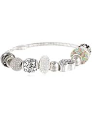 My Family My Love Bead Charm Bracelet, 7.5"