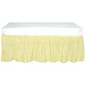 Tadpoles Classic Gingham Crib Skirt - Yellow